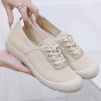 Women's Breathable Sneakers with Elastic Entry