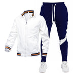 Men's Sporty Track Jacket and Jogging Pants Set