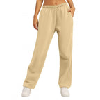 Women's Casual Trousers with Comfortable Fit and Side Pockets