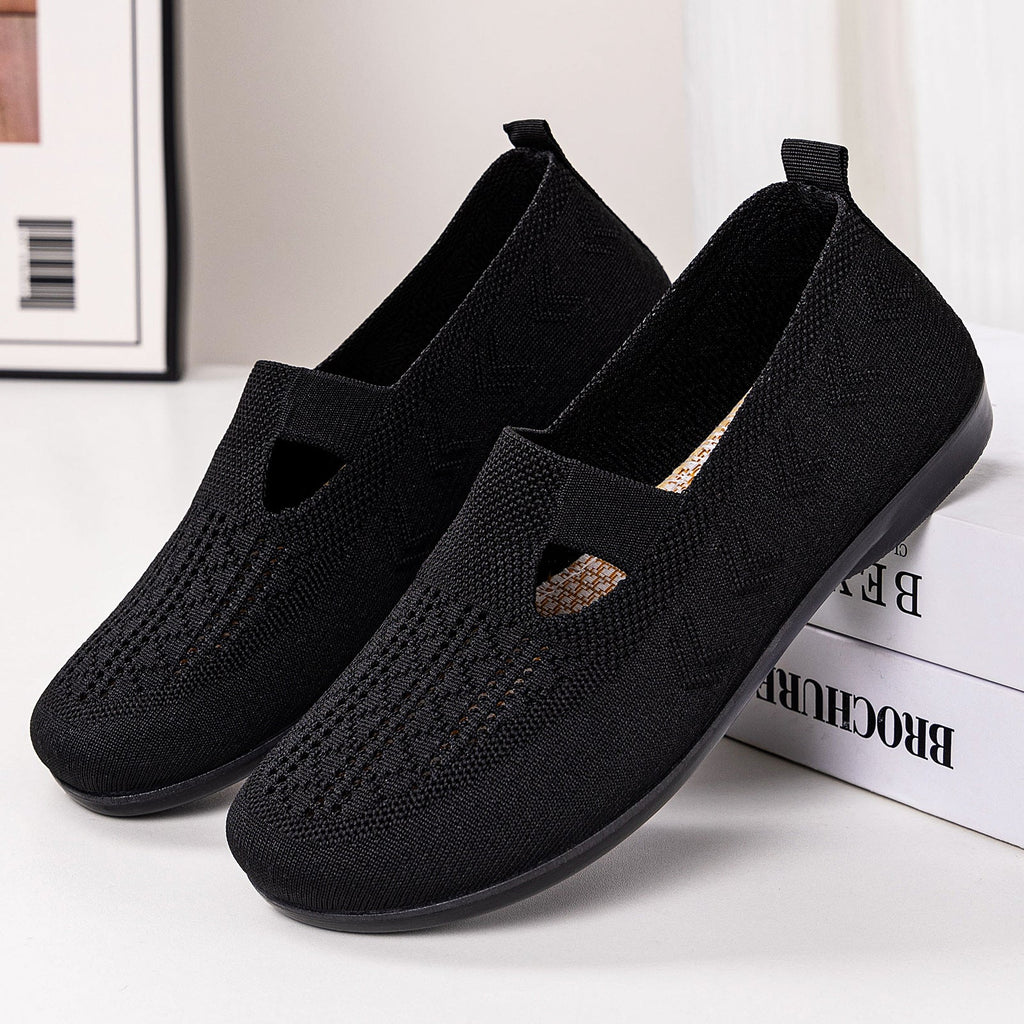 Women's Breathable and Flexible Everyday Shoes with Elastic Entry