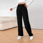 Women's High-Waisted Wide-Leg Trousers
