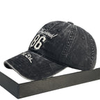 Men's Vintage-Inspired Distressed Baseball Cap
