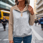 Women's Textured Button-Down Sweater