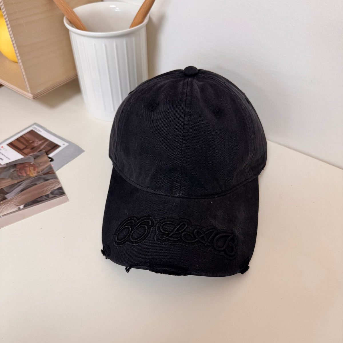 Men's Distressed Casual Baseball Cap