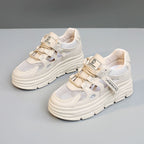 Women's Breathable Platform Sneakers with Ergonomic Design