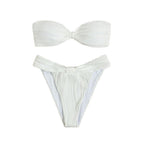 Women's Bandeau Bikini with Decorative Wrap Detail