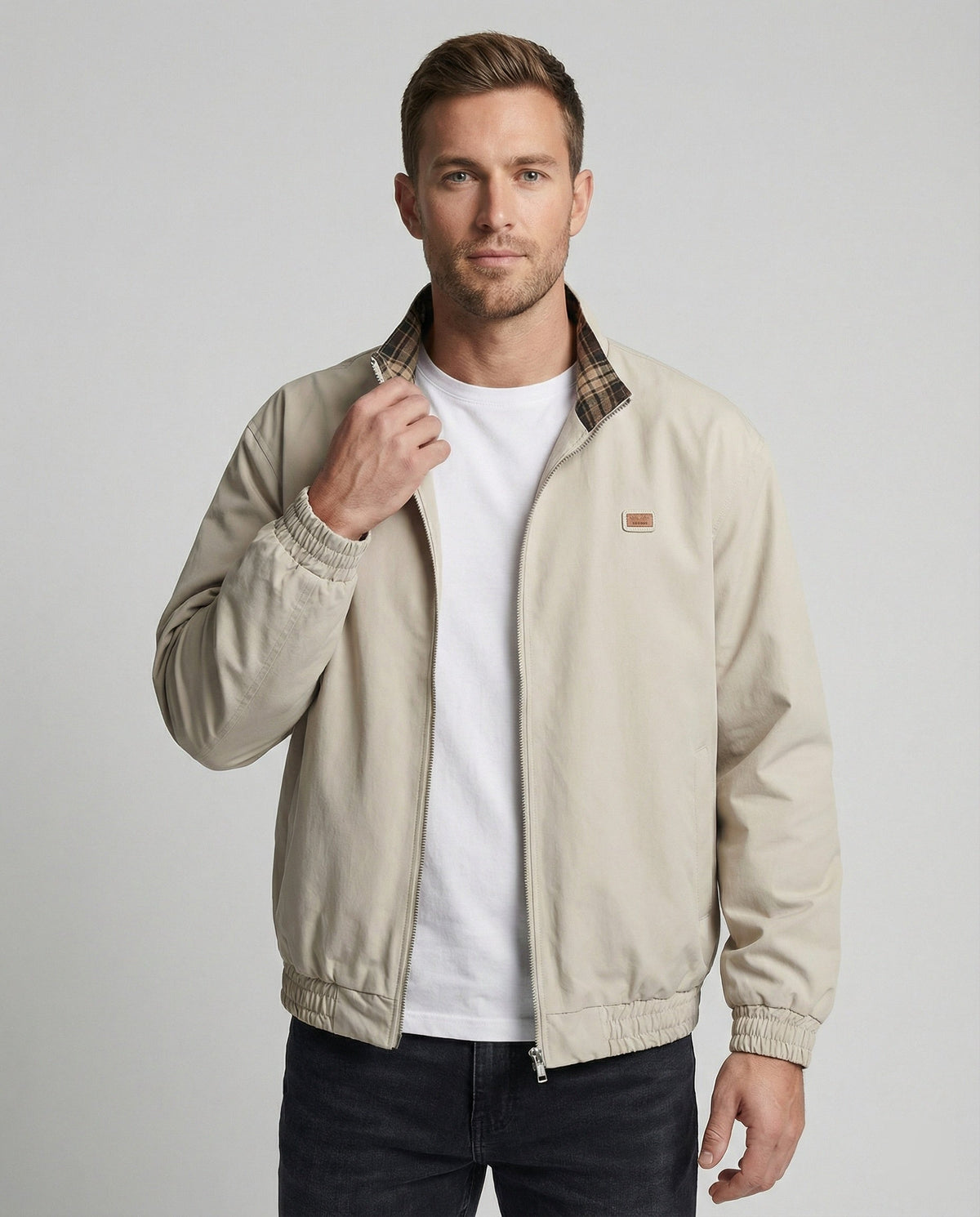 American Retro Reversible Plaid Jacket