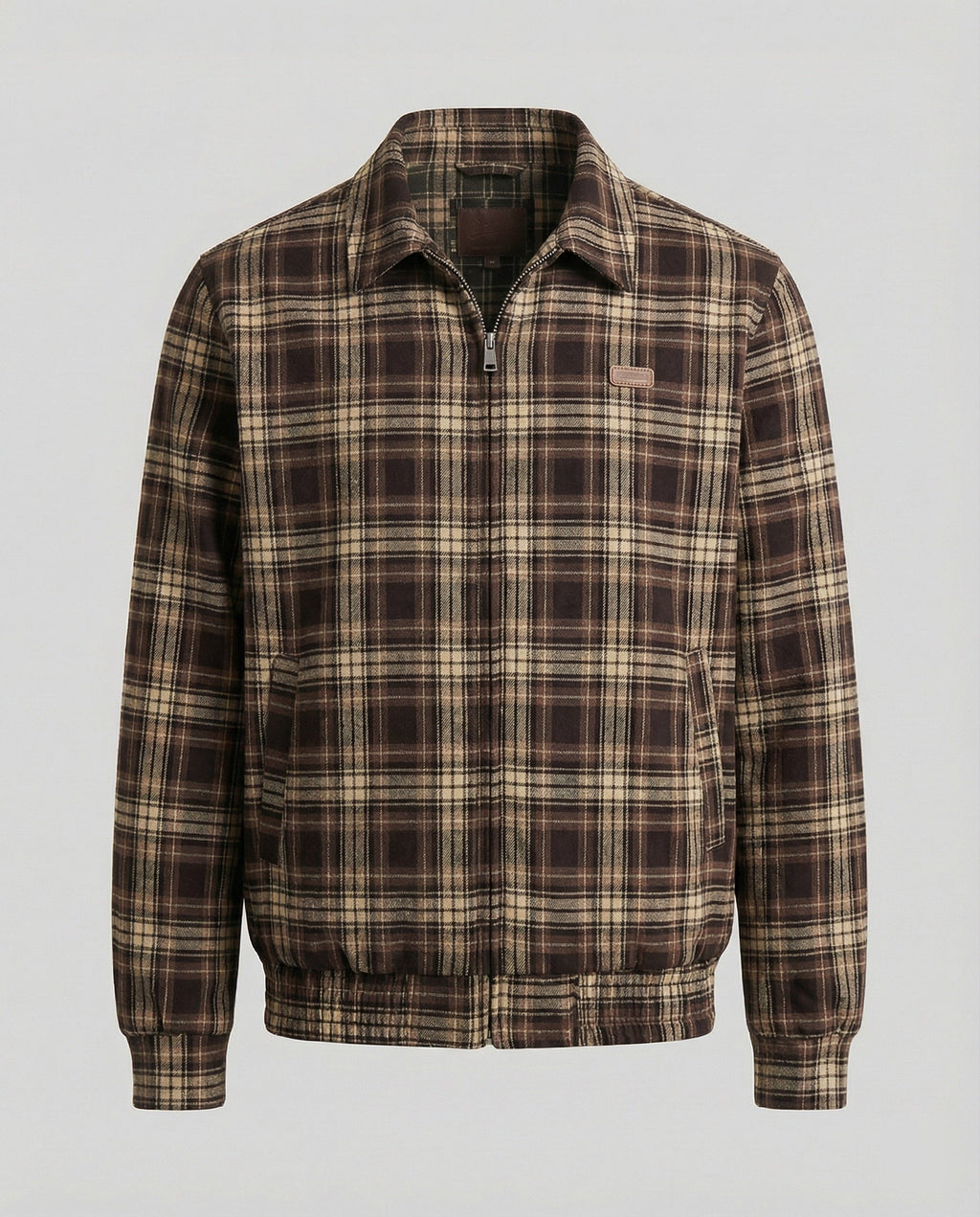 American Retro Reversible Plaid Jacket