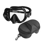 Diving mask with wide field of vision