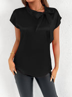 Women's Blouse with Elegant Bow