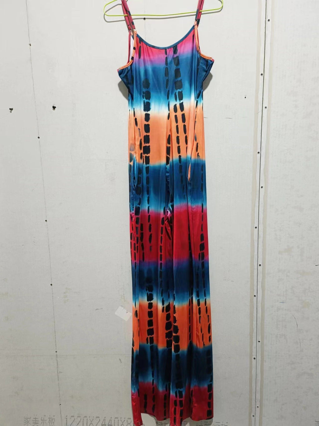 Women's Bodycon Jumpsuit with Graphic Gradient
