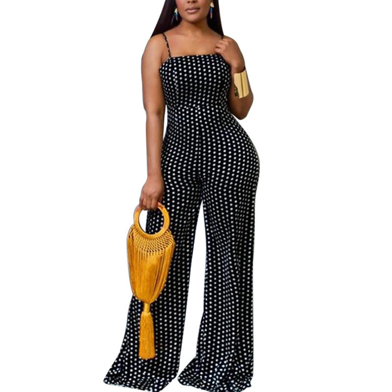 Casual Wide-Leg Jumpsuit with Back Detail