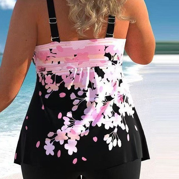 Women's Floral Swim Set with Shorts