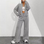Women's Casual Sweat Set with Pockets