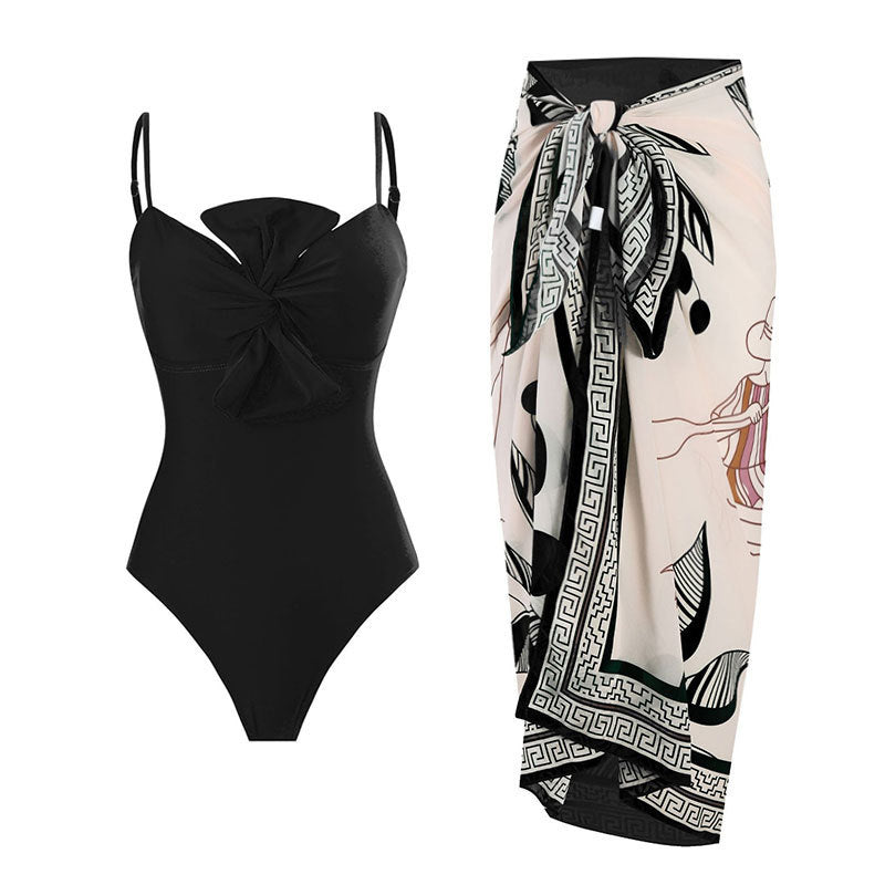 Women's Swimsuit with Wrap Skirt