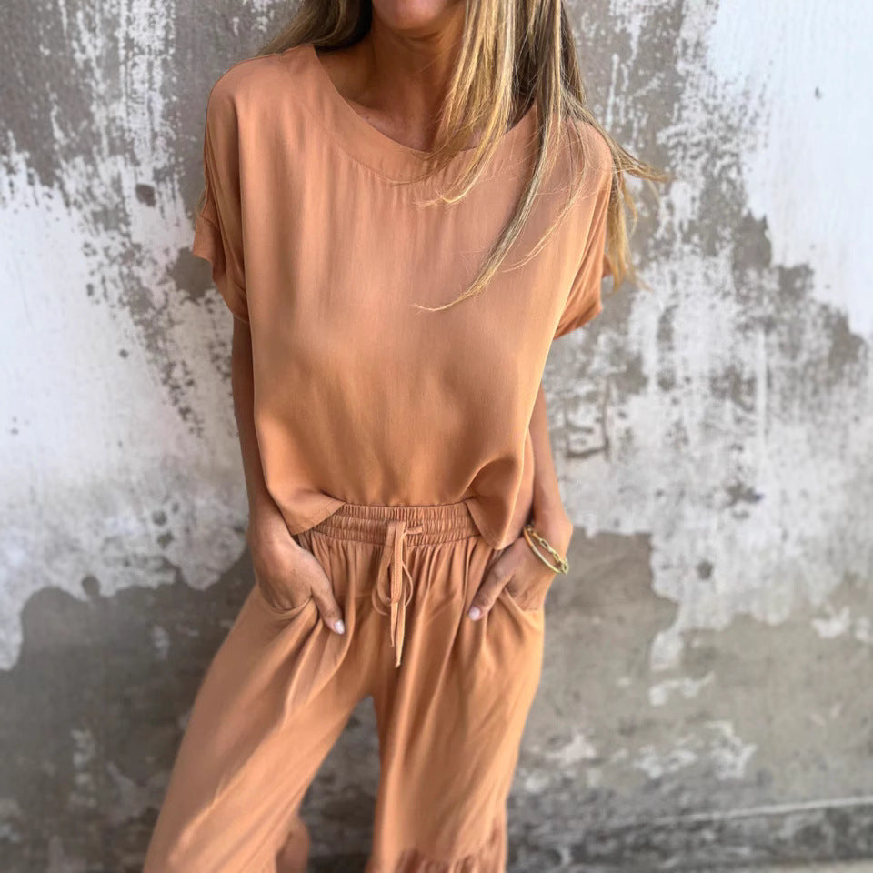 Women's Casual Wide-Leg Jumpsuit