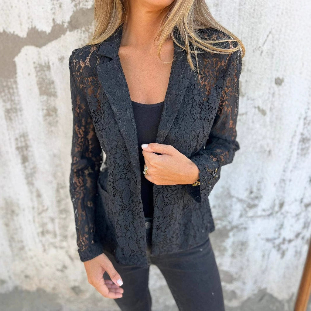 Elegant Lace Blazer