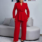 Elegant Blazer and Trousers Set
