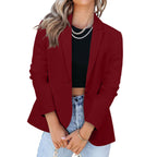 Elegant Blazer with Modern Cut and Practical Pockets