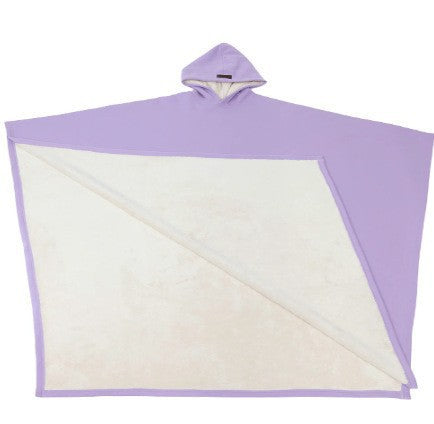 Women's Cozy Hooded Poncho in Soft Microfleece