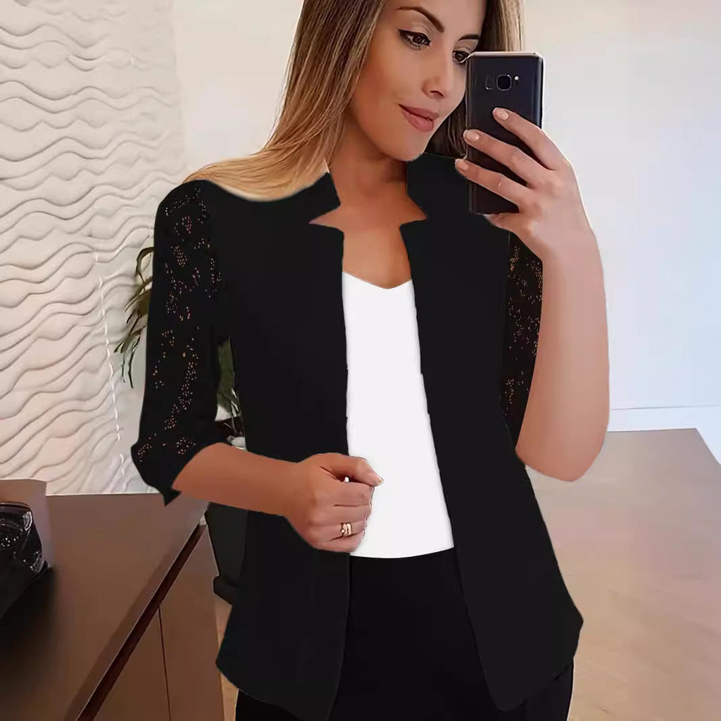 Women's Elegant Lace Blazer
