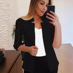 Women's Elegant Lace Blazer