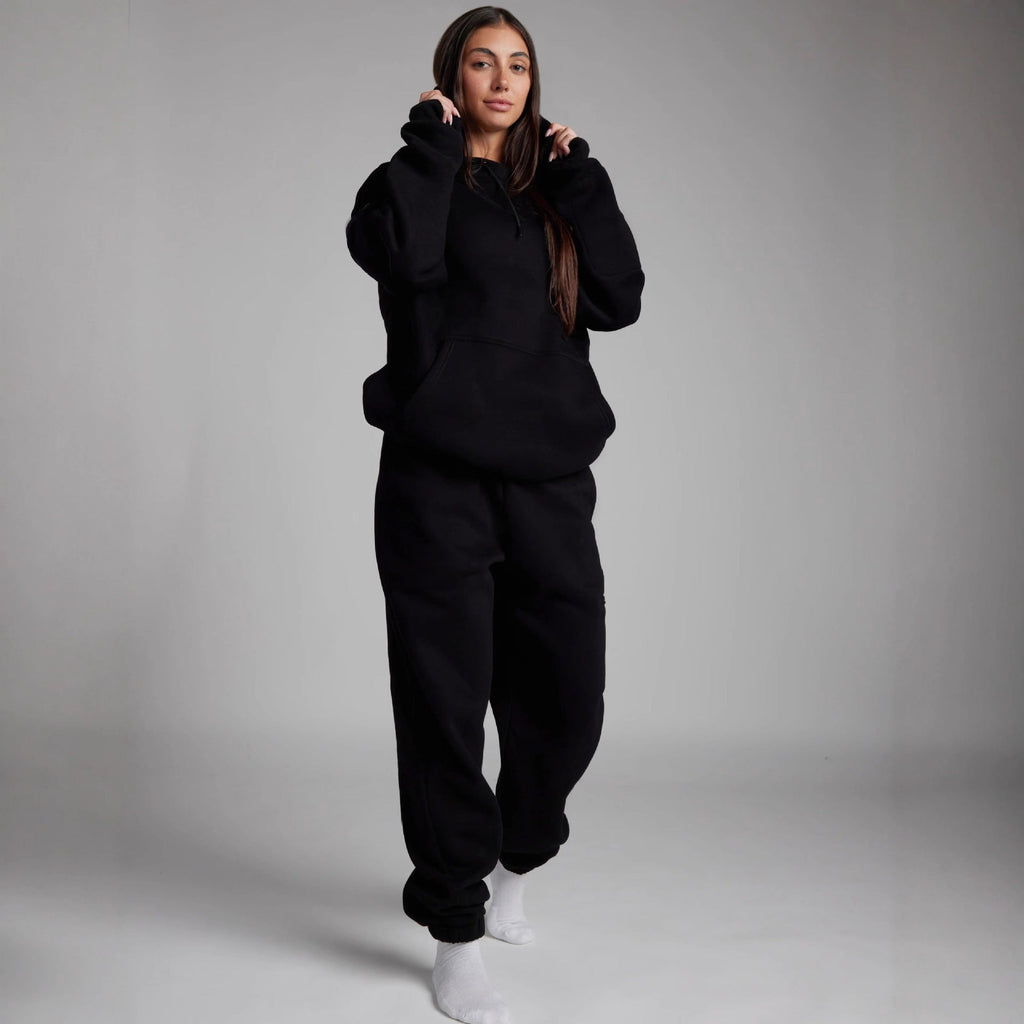 Relaxed Hoodie with Integrated Sleep Mask