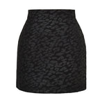 Women's Fashionable Mini Skirt with Animal Print