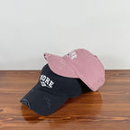 Men's Distressed Casual Baseball Cap