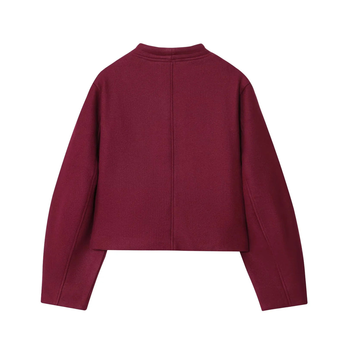 Women's Elegant Cardigan with Textured Fabric and Shiny Buttons