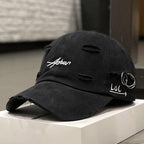 Men's Distressed Denim Cap