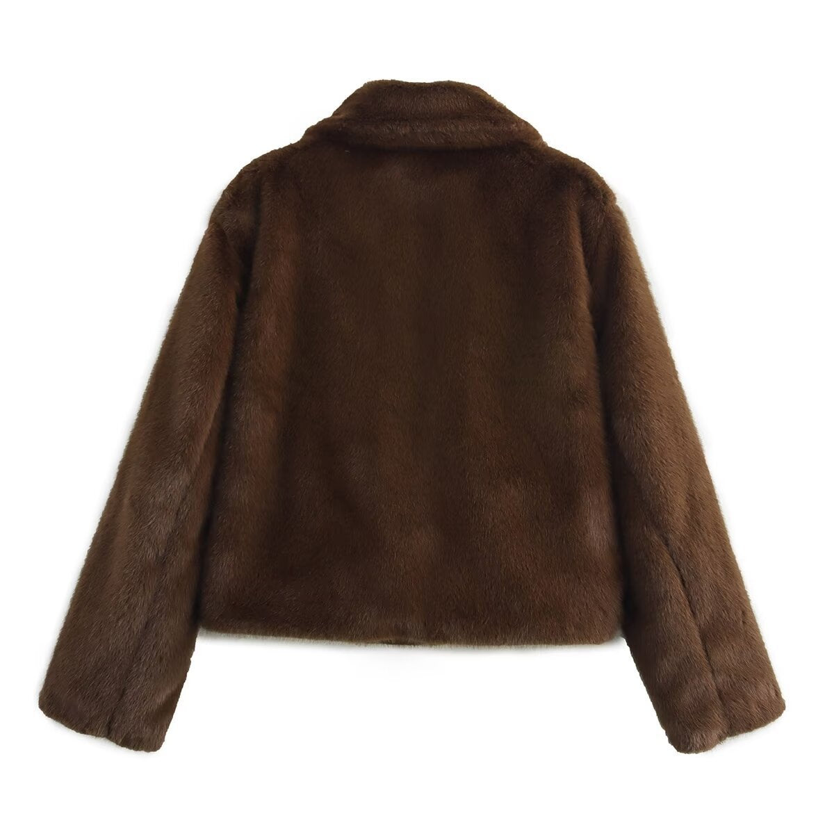 Women's Elegant Soft Short Jacket with Teddy Lining