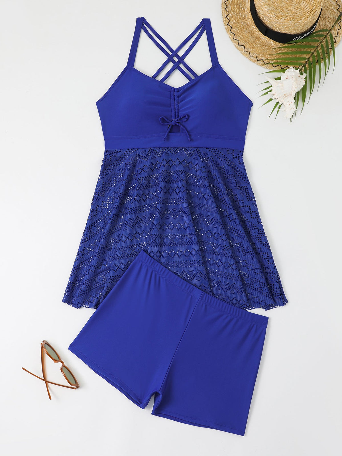 Women's Swimsuit with Airy Tunic