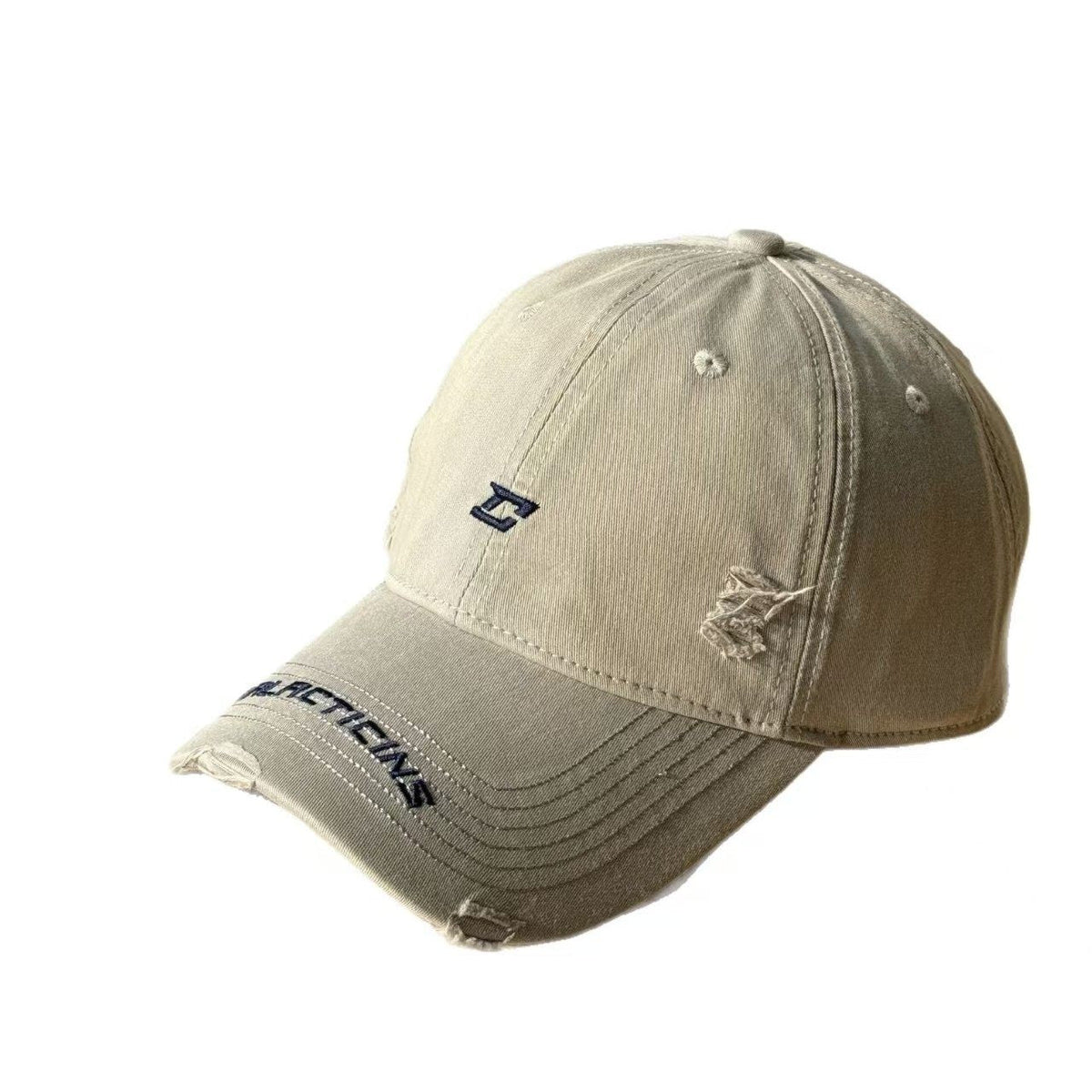 Men's Distressed Denim Baseball Cap