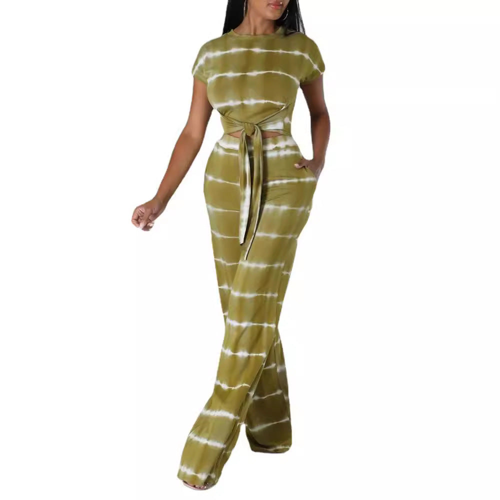 Elegant Jumpsuit with Waist Belt