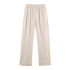 Women's Elegant Loose Culottes with Elastic Waist