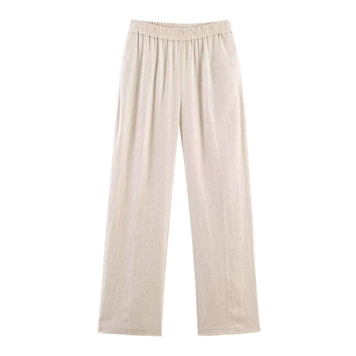 Women's Elegant Loose Culottes with Elastic Waist