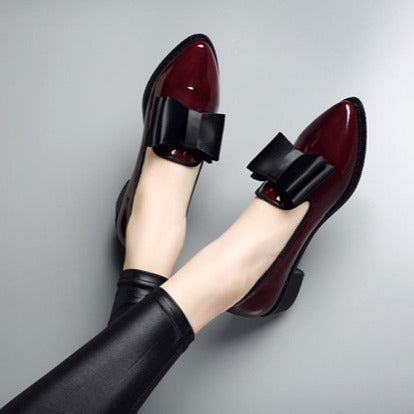 Women's Ballet Flats with Decorative Bow
