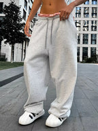 Women's Comfortable Wide-Leg Sweatpants