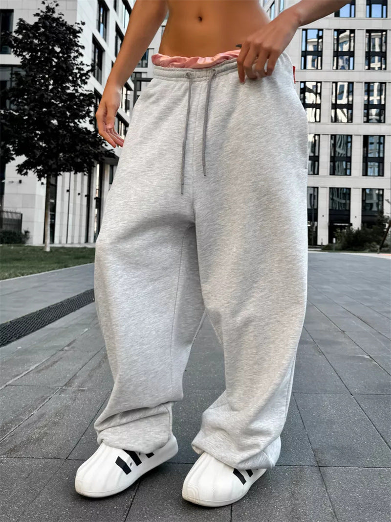 Women's Comfortable Wide-Leg Sweatpants