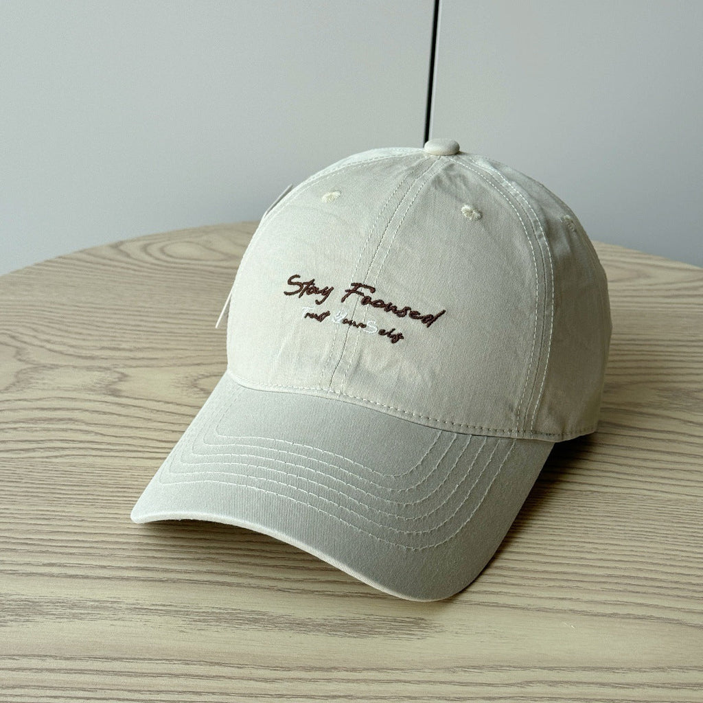 Men's Casual Cotton Embroidered Cap