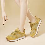 Women's Breathable Casual Sneakers with Shock-Absorbing Sole
