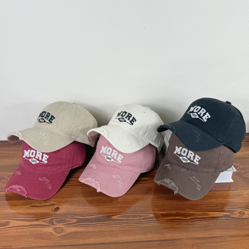 Men's Distressed Casual Baseball Cap
