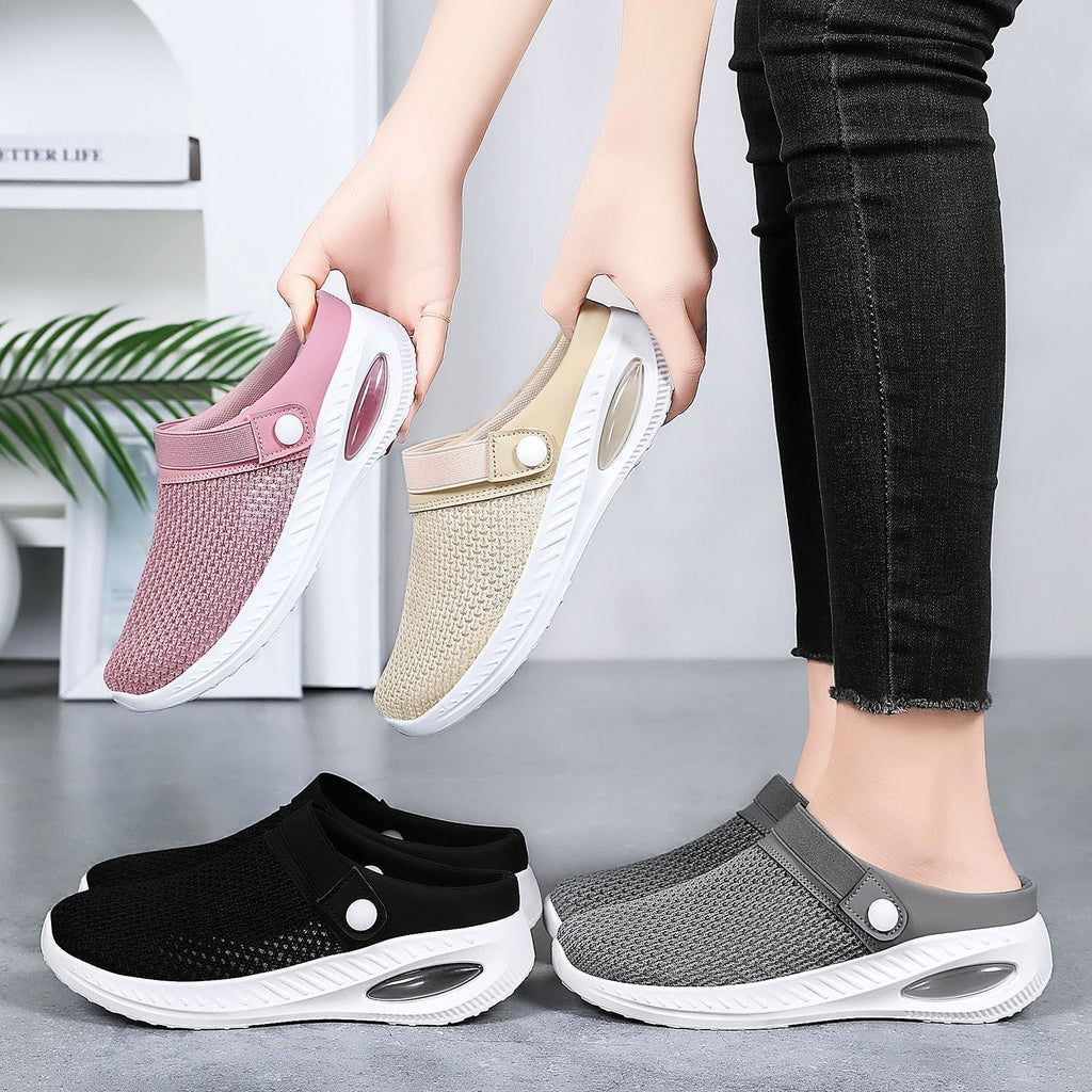 Women's Breathable Clogs with Elastic Strap