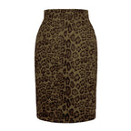 Women's Leopard Print Pencil Skirt