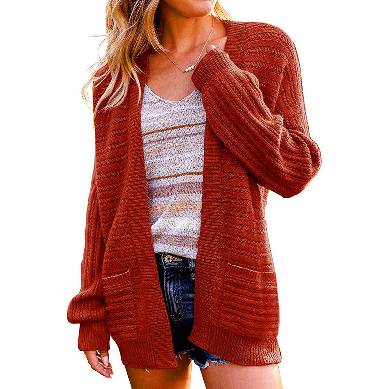 Women's Cozy Cardigan with Special Details