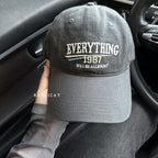 Men's Casual Embroidered Statement Baseball Cap