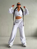 Women's Cropped Sport Jacket and Jogger Set