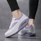 Women's Breathable Fitness Sneakers with Cushioned Air Sole