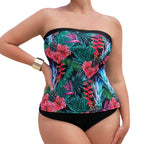 Women's Floral Bandeau Swim Top